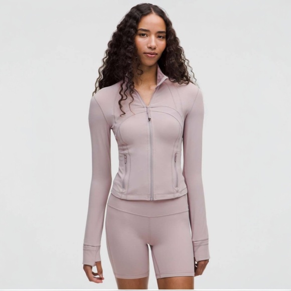 Lululemon Cropped Define Jacket Mauve Gray 8 - Picture 1 of 11
